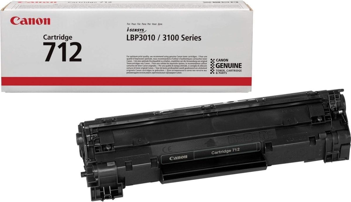 Canon 712 Laser Toner Cartridge - Black