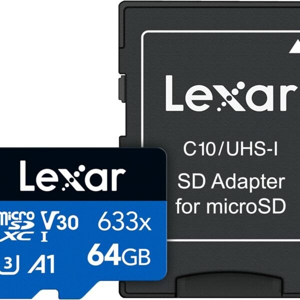 64GB Lexar High-Performance 633x microSD/microSDXC UHS-I Card
